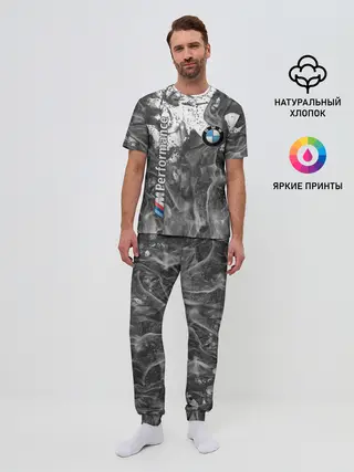 Мужская пижама с брюками / BMW