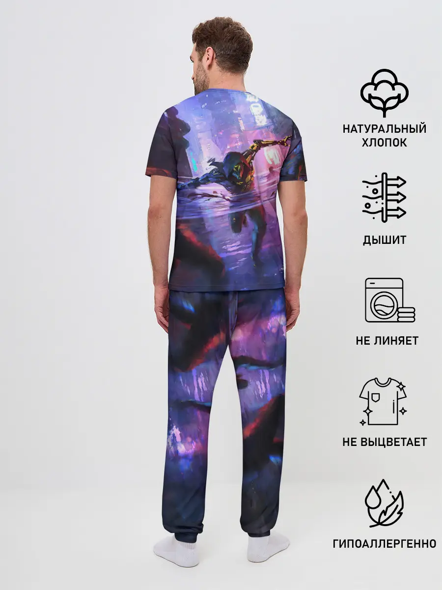 Мужская пижама с брюками / Ghostrunner