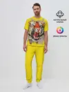 Мужская пижама с брюками / Оскал тигра