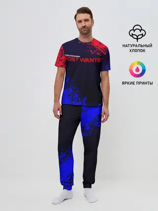 Мужская пижама с брюками / NFS Most Wanted