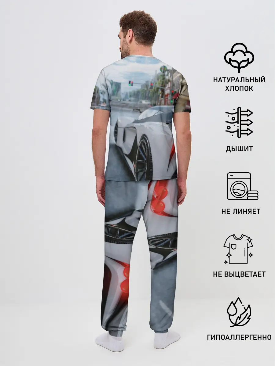 Мужская пижама с брюками / NFS Most Wanted