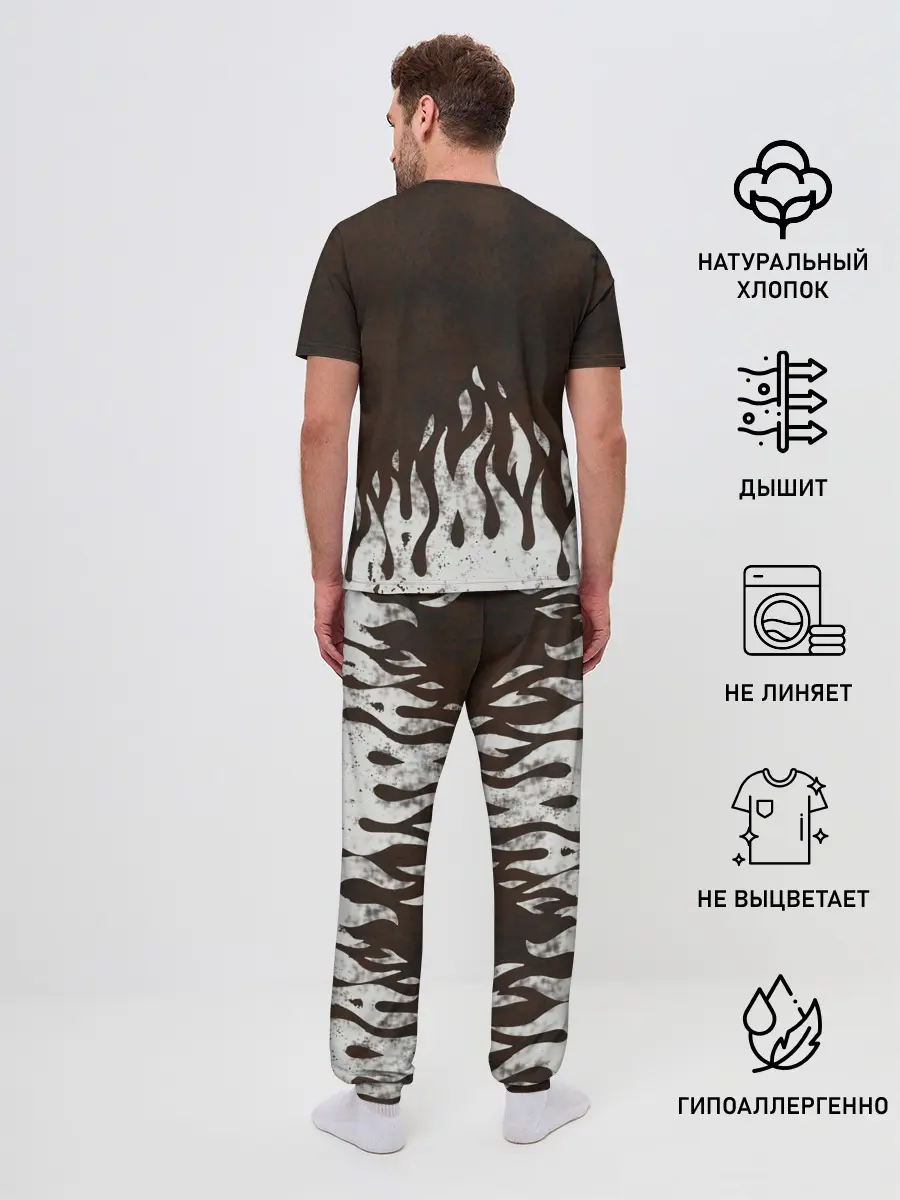Мужская пижама с брюками / cs:go - Оксидное пламя