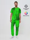 Мужская пижама с брюками / GREEN