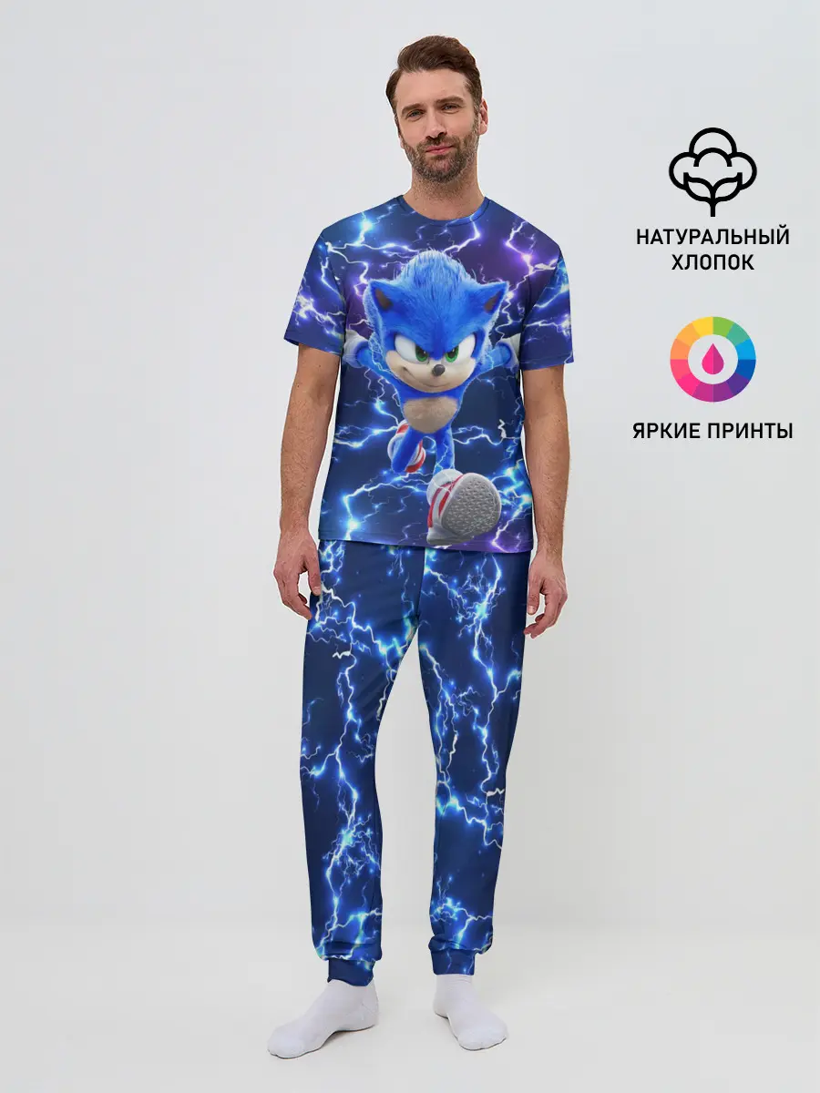 Мужская пижама с брюками / Sonic | Соник