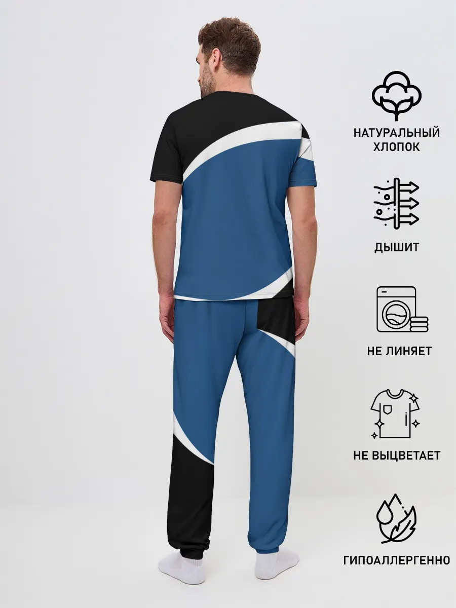 Мужская пижама с брюками / Russia