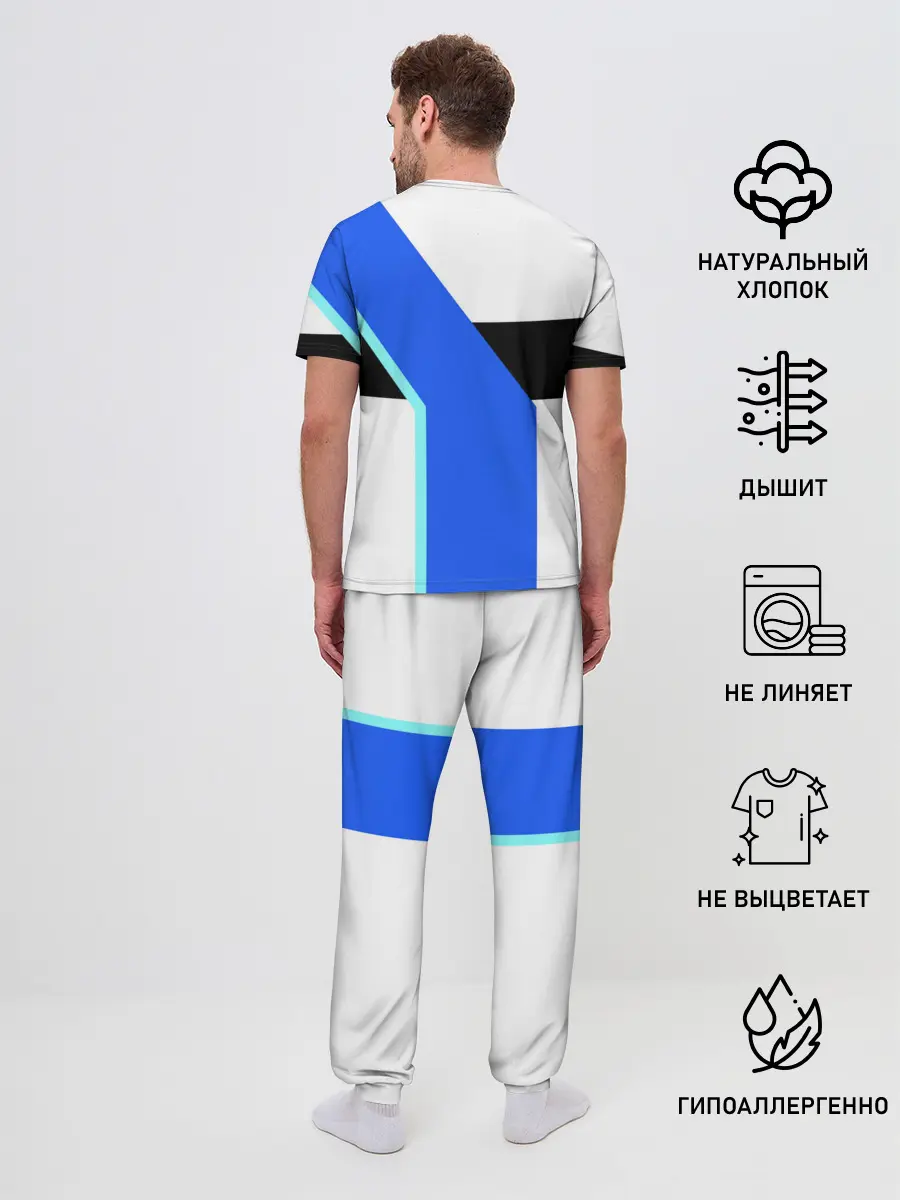 Мужская пижама с брюками / Russia