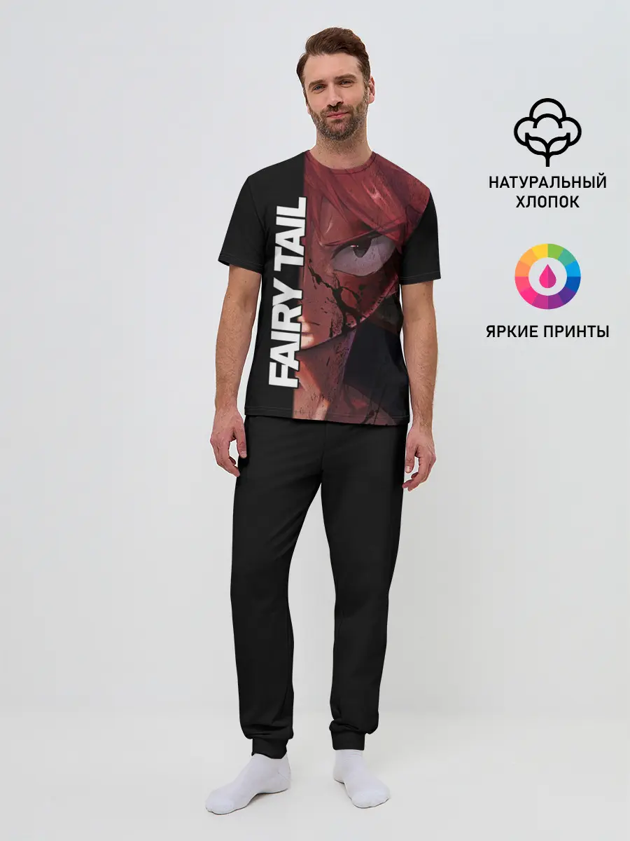 Мужская пижама с брюками / Хвост Феи взгляд