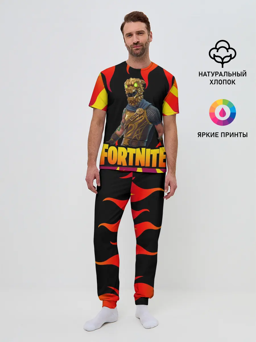 Мужская пижама с брюками / Fortnite | Фортнайт