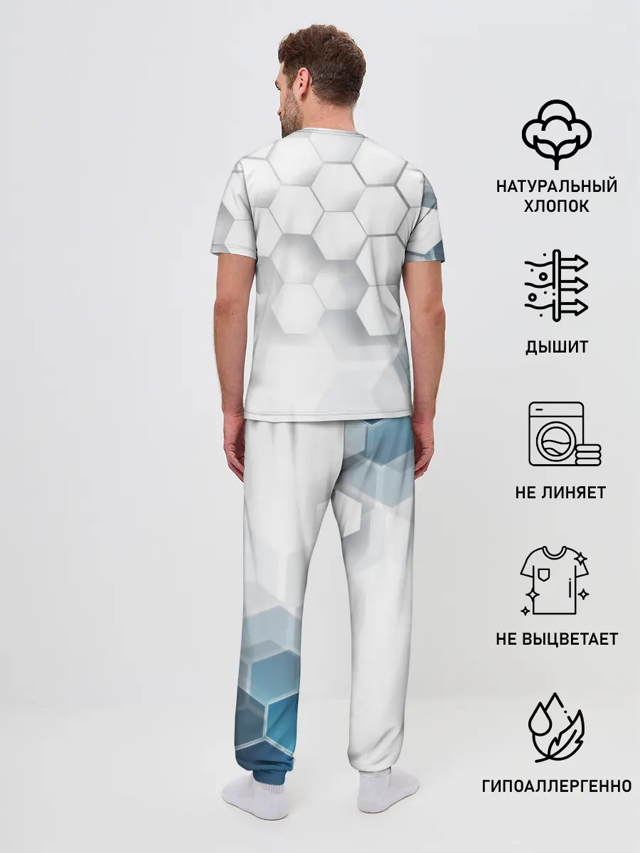 Мужская пижама с брюками / Россия