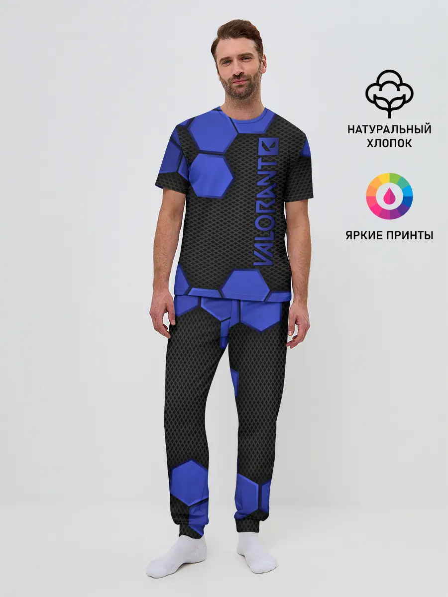 Мужская пижама с брюками / Valorant