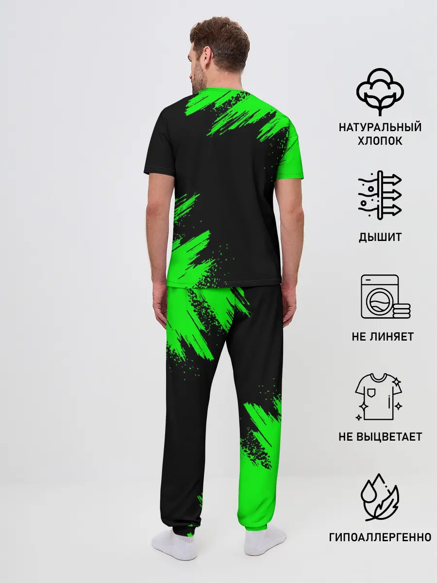 Мужская пижама с брюками / MINECRAFT CREEPER