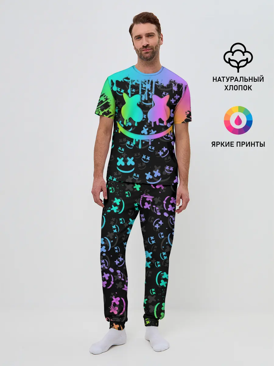 Мужская пижама с брюками / MARSHMELLO