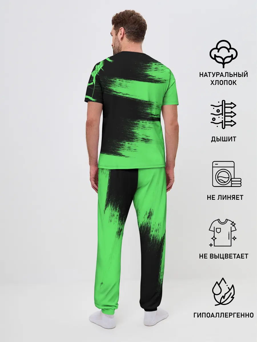 Мужская пижама с брюками / Kawasaki