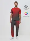 Мужская пижама с брюками / RED