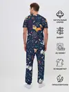 Мужская пижама с брюками / Звери природа индейцы этно