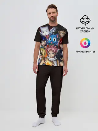 Мужская пижама с брюками / Fairy Tail manga