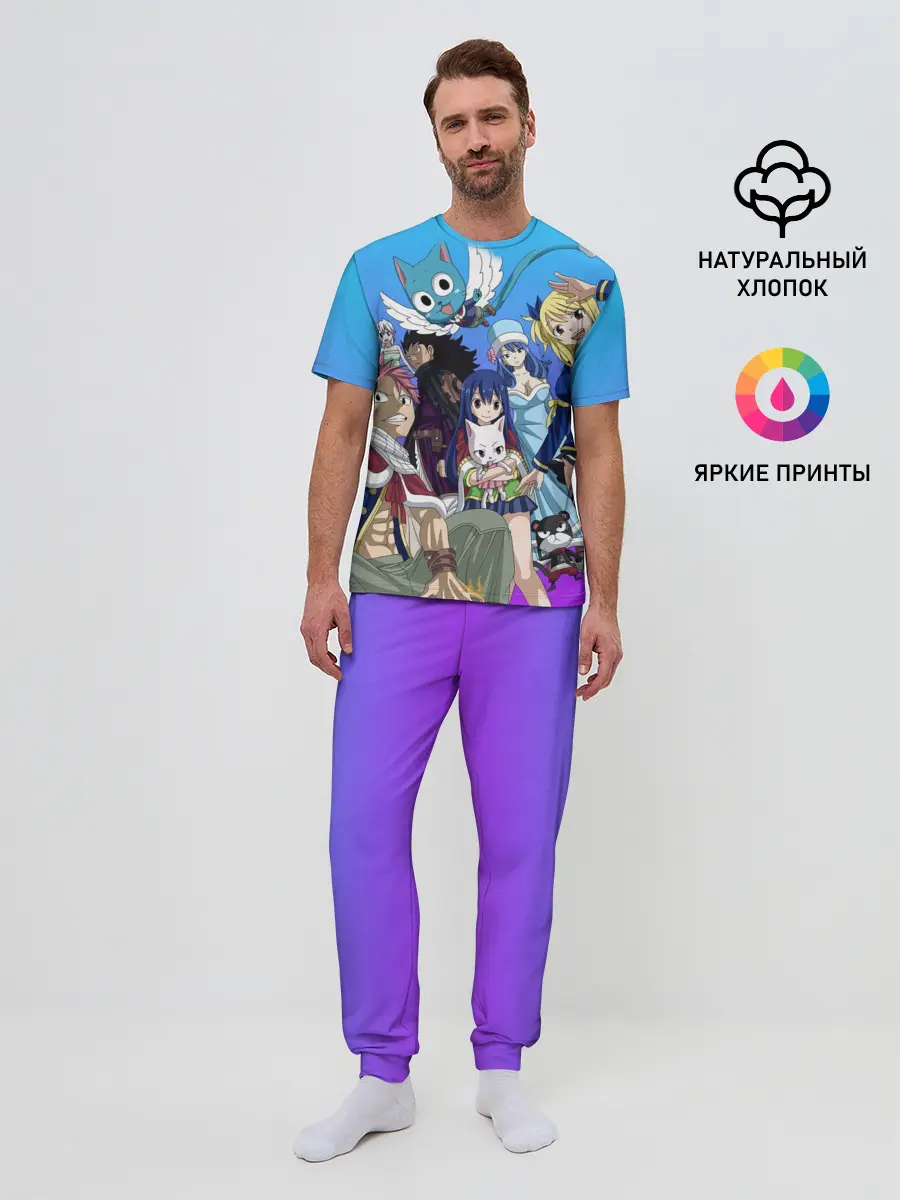 Мужская пижама с брюками / All heroes of Fairy Tail