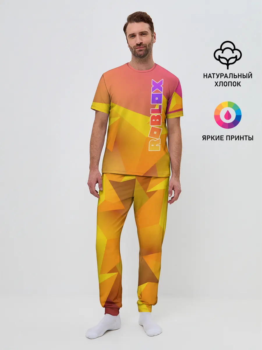 Мужская пижама с брюками / Roblox