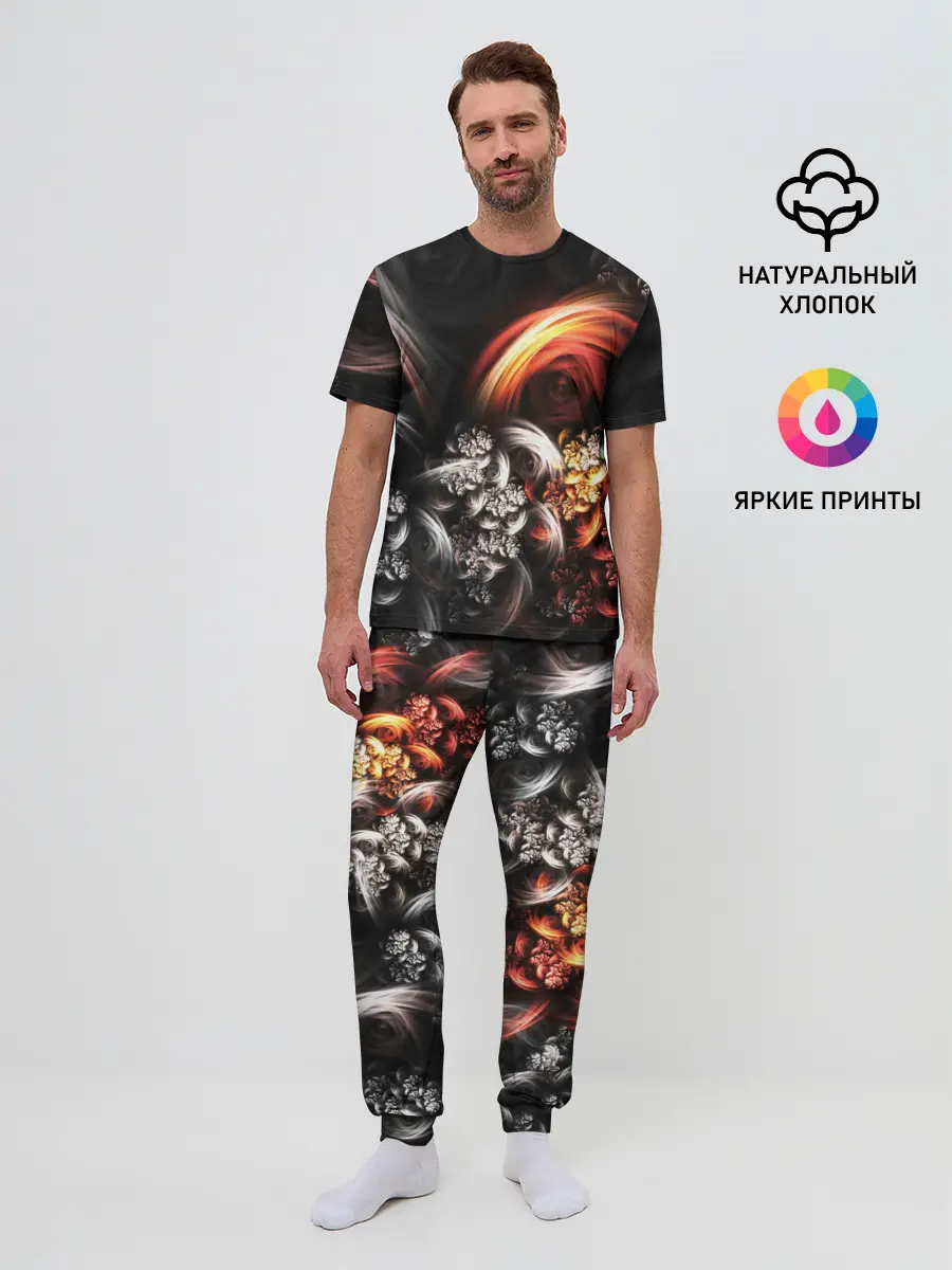 Мужская пижама с брюками / FRACTALS