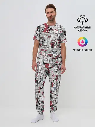 Мужская пижама с брюками / HELLTAKER