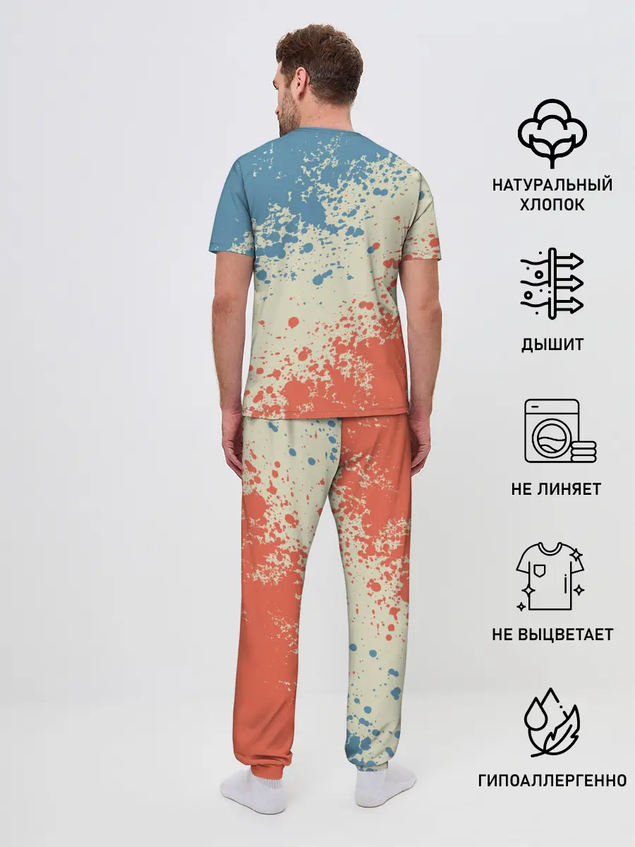 Мужская пижама с брюками / Authentic Motorcycle