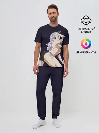 Мужская пижама с брюками / Миражанна