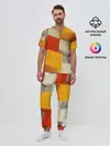 Мужская пижама с брюками / КУБЫ 3D