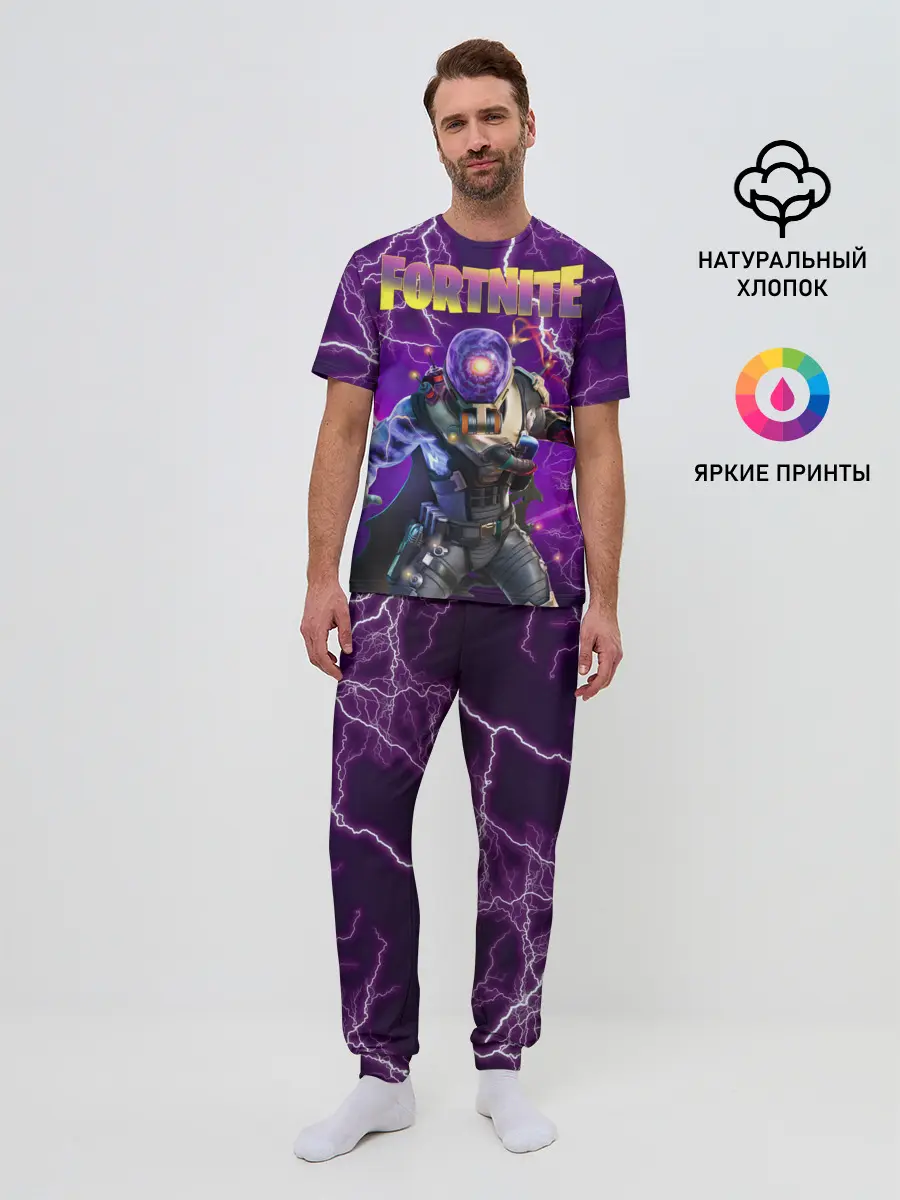 Мужская пижама с брюками / Fortnite Cyclo Outfit