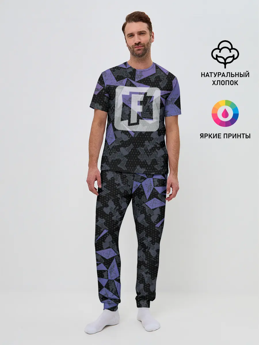 Мужская пижама с брюками / Фортнайт
