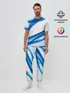Мужская пижама с брюками / STRIPES BLUE