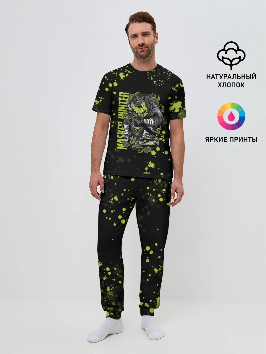 Мужская пижама с брюками / САМУРАЙ | SAMURAI