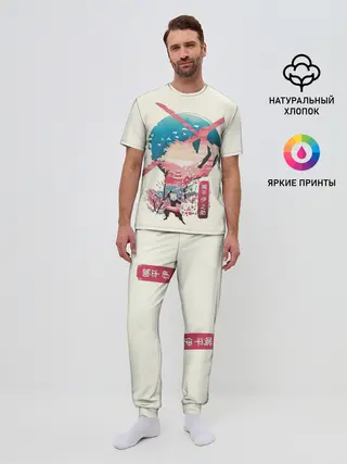 Мужская пижама с брюками / Demon Slayer