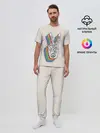 Мужская пижама с брюками / PEACE and LOVE | МИР и ЛЮБОВЬ