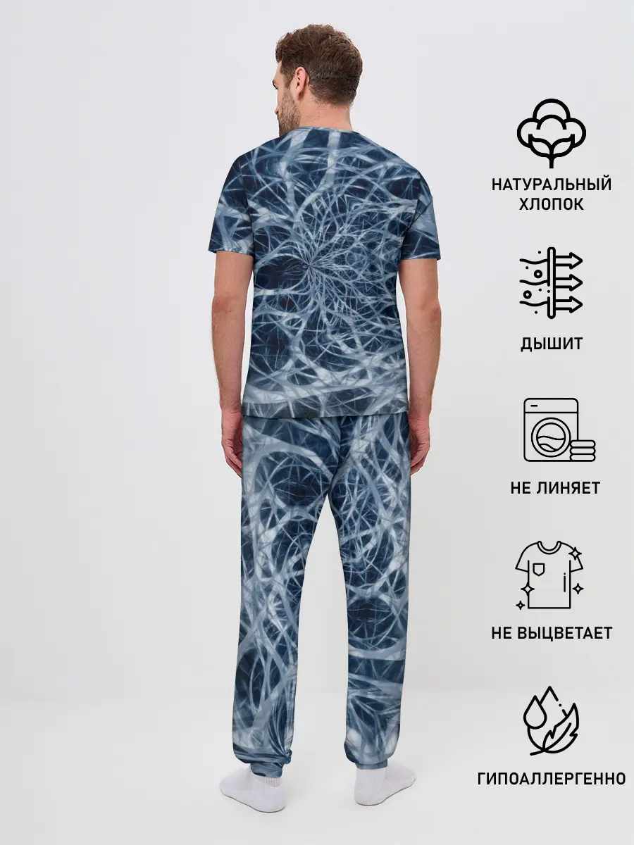 Мужская пижама с брюками / Нервная система