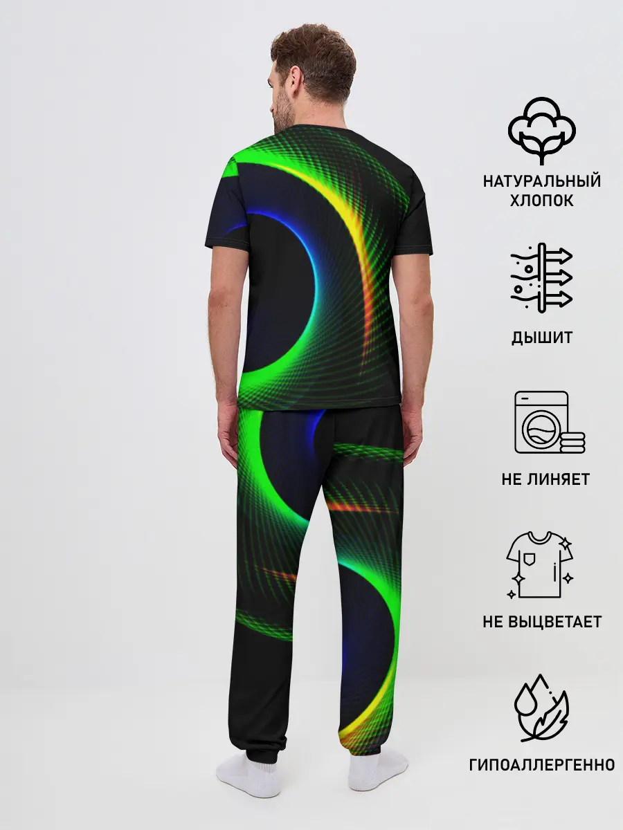 Мужская пижама с брюками / ABSTRACT GEOMETRY
