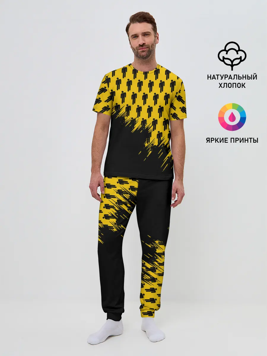 Мужская пижама с брюками / Billie Eilish.