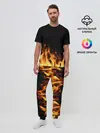 Мужская пижама с брюками / Огонь