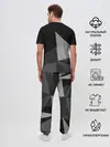 Мужская пижама с брюками / Camo - Black & White