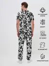 Мужская пижама с брюками / Камуфляж | ЧБС