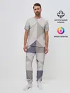 Мужская пижама с брюками / Треугольники
