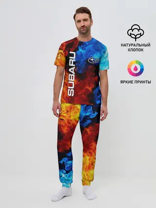 Мужская пижама с брюками / SUBARU