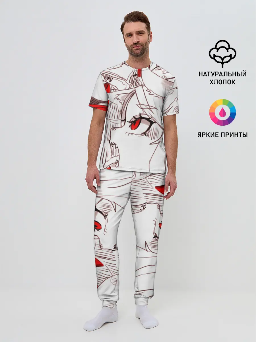 Мужская пижама с брюками / Люцифер. HELLTAKER