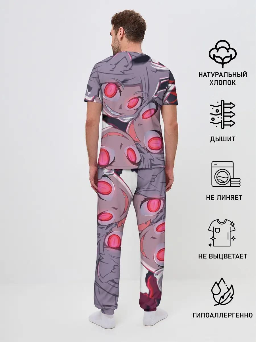 Мужская пижама с брюками / МИЛЫЕ КОШЕЧКИ