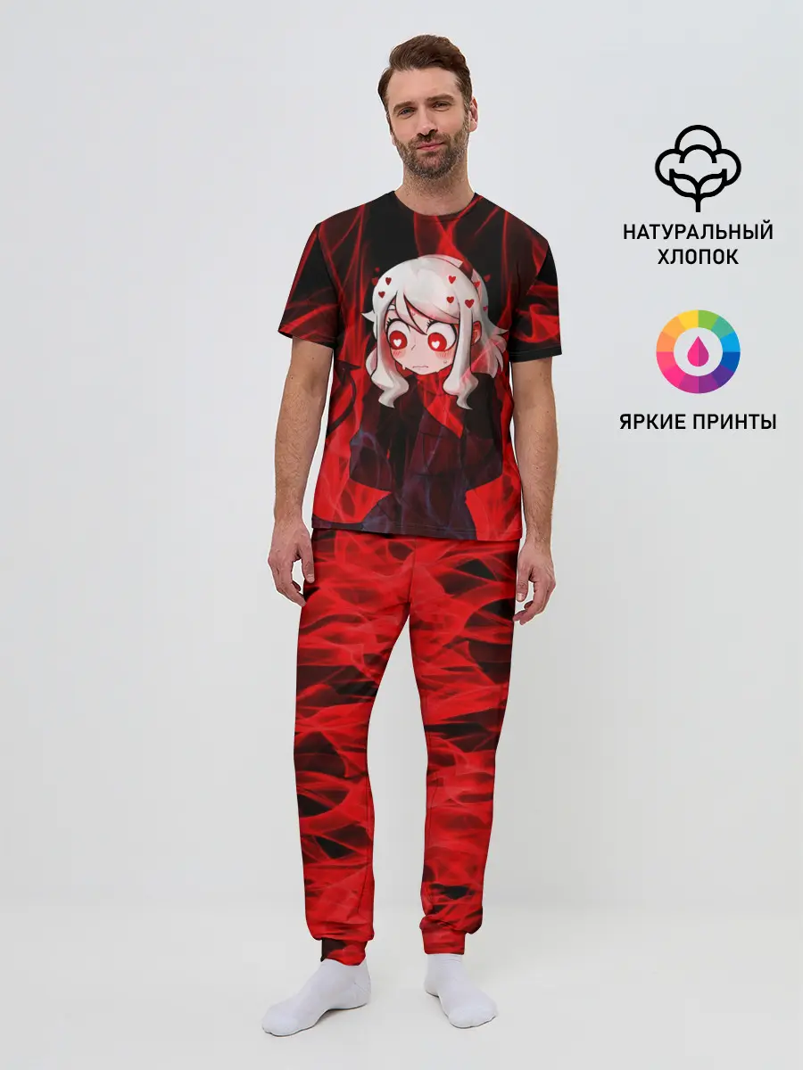 Мужская пижама с брюками / Главный герой Helltaker