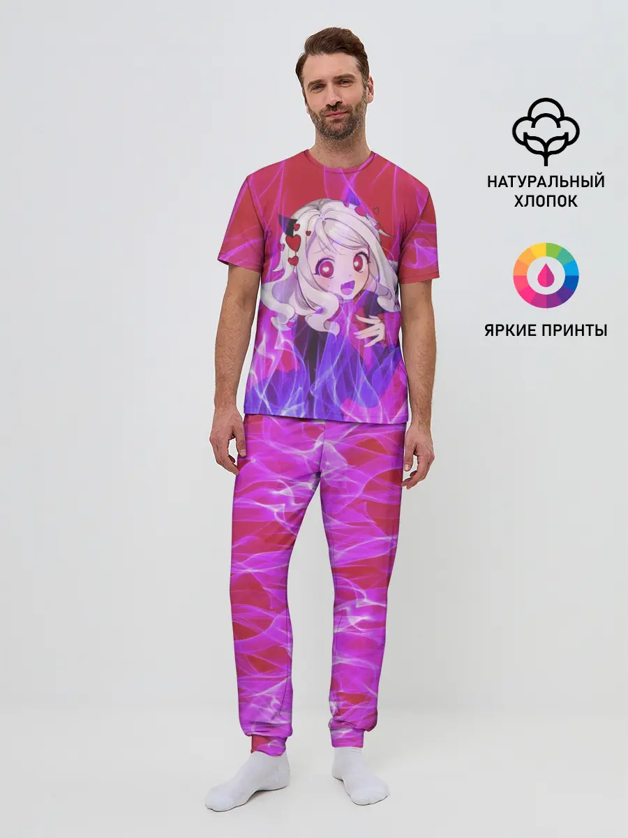 Мужская пижама с брюками / HELLTAKER. Модеус в огне