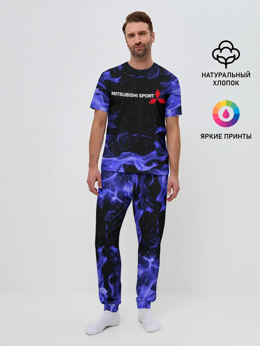 Мужская пижама с брюками / MITSUBISHI