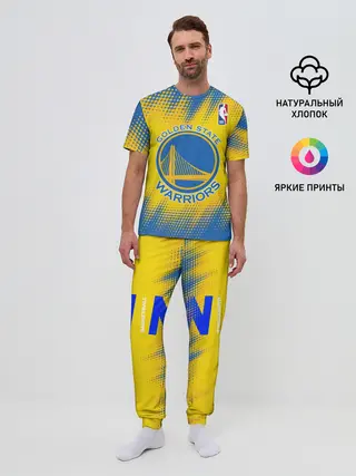 Мужская пижама с брюками / Golden State Warriors