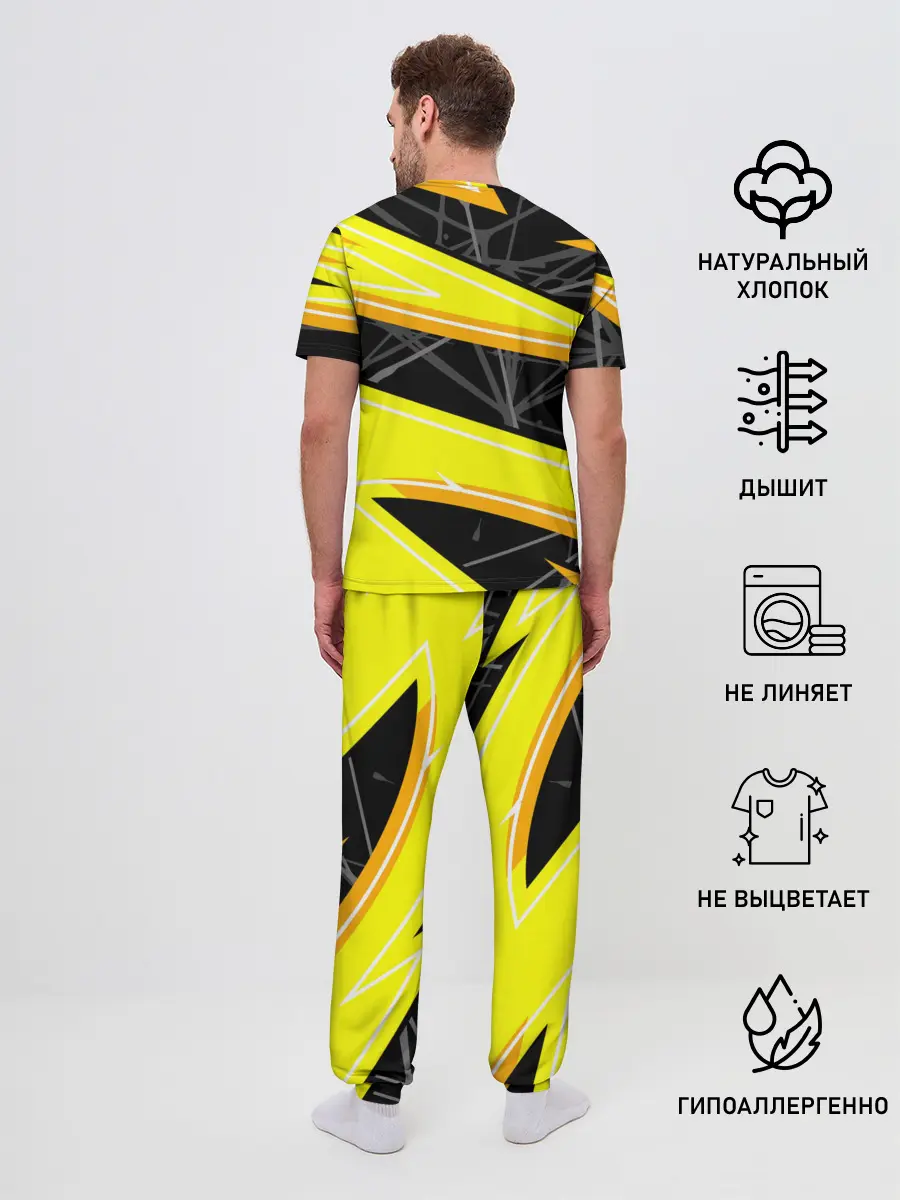 Мужская пижама с брюками / Форма для мотокросса FOX