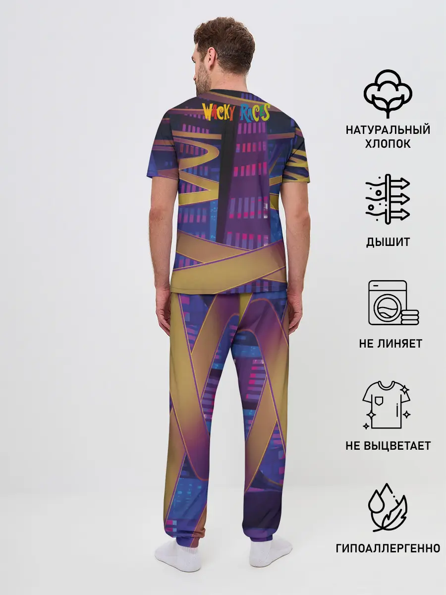 Мужская пижама с брюками / Muttley HE HE HE