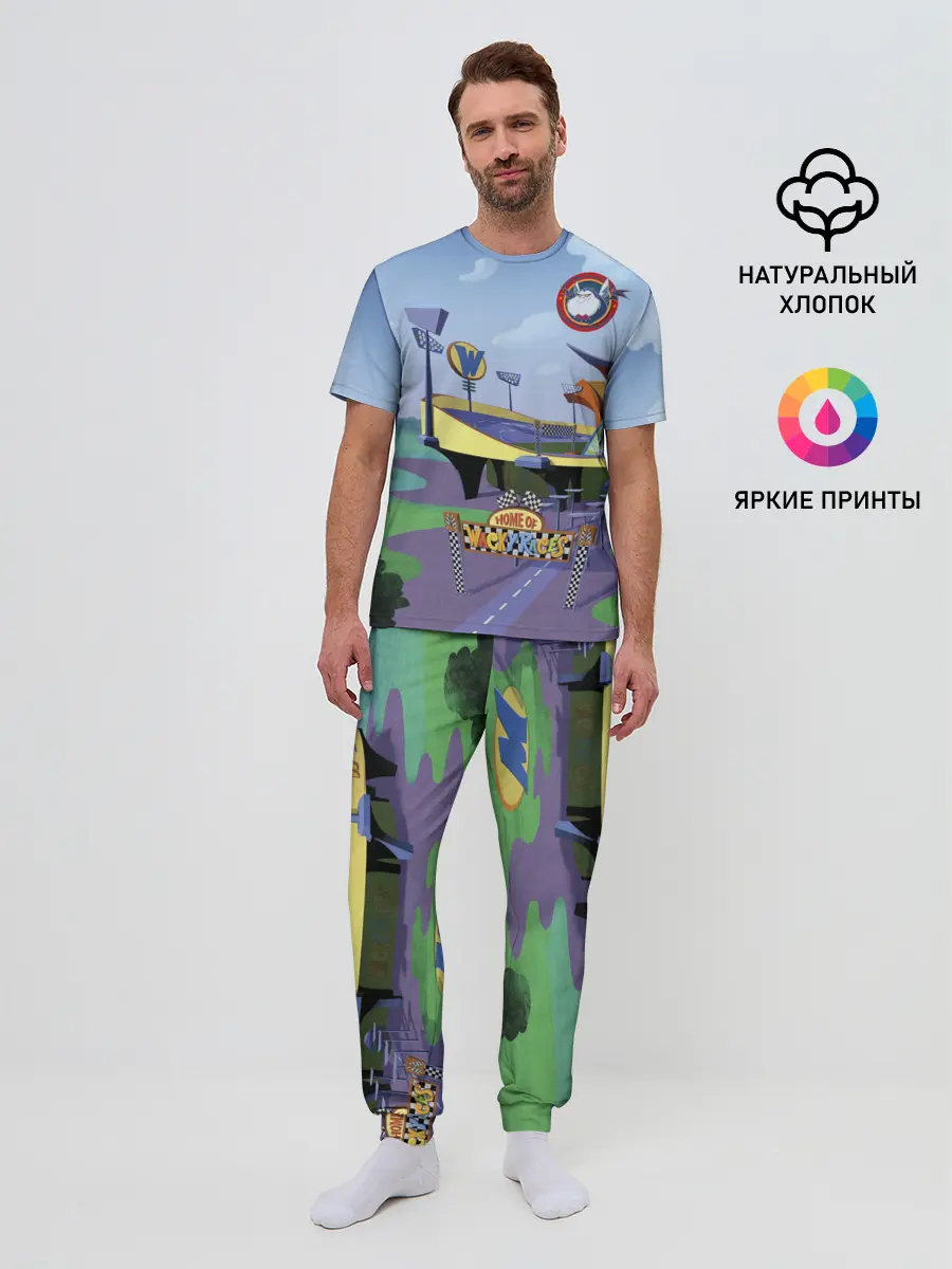 Мужская пижама с брюками / Bella Badge